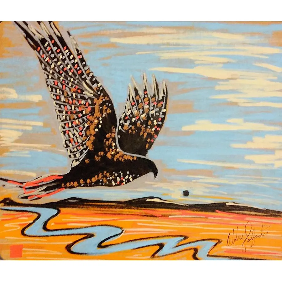 Abby Paffrath Trucker Red Tail Hawk