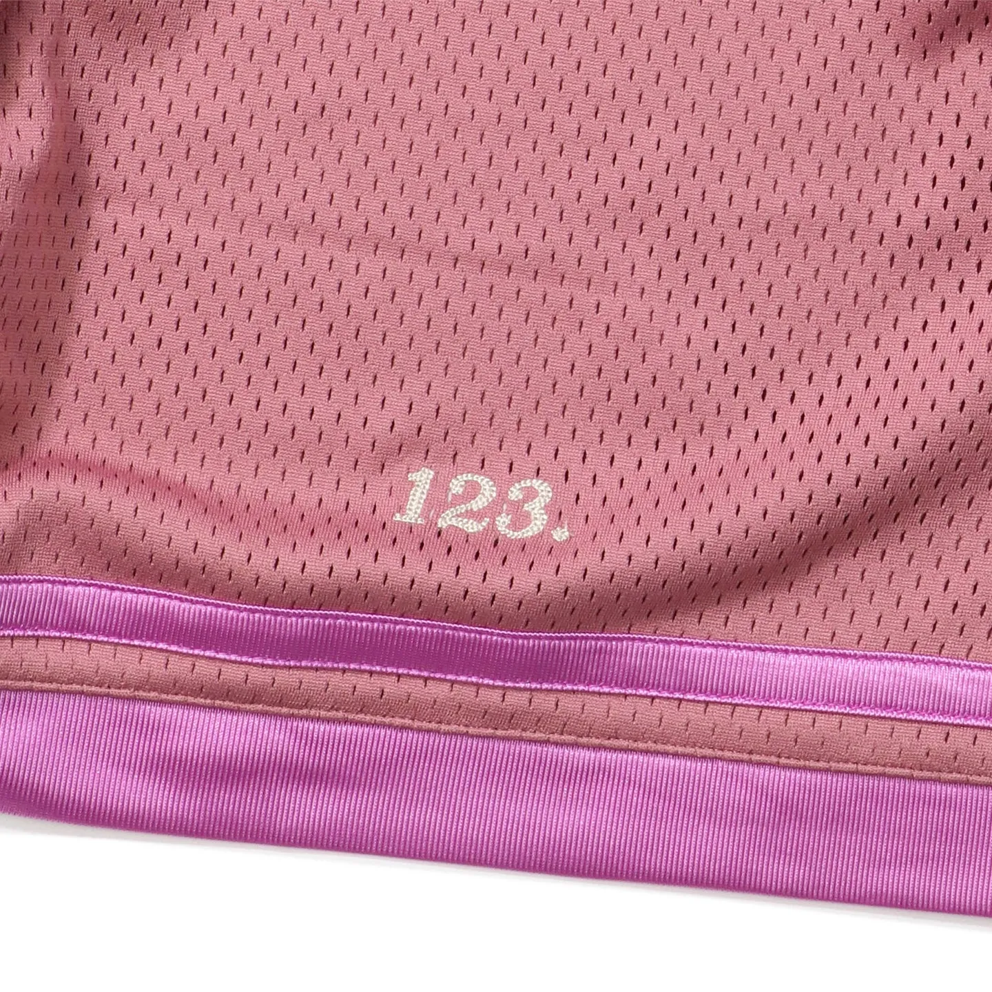 Abc 123 Mesh Satin Basketball Shorts