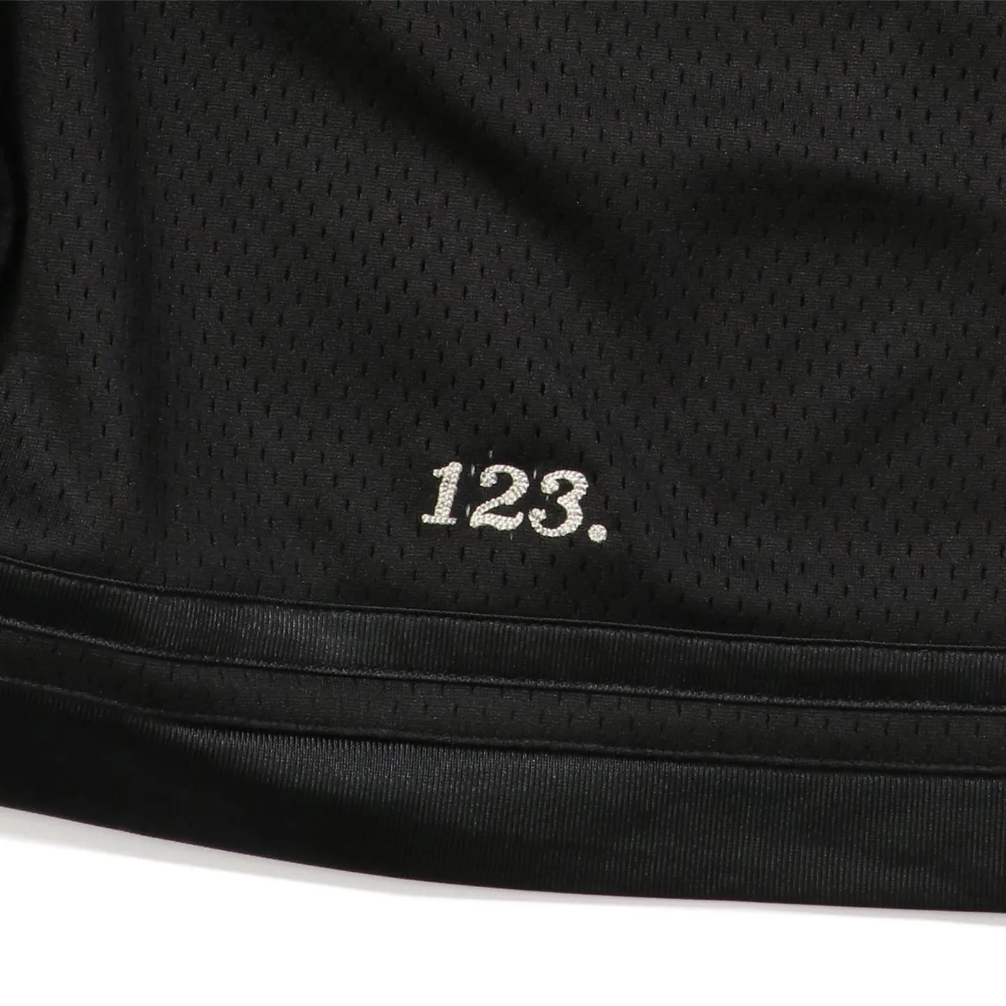 Abc 123 Mesh Satin Basketball Shorts