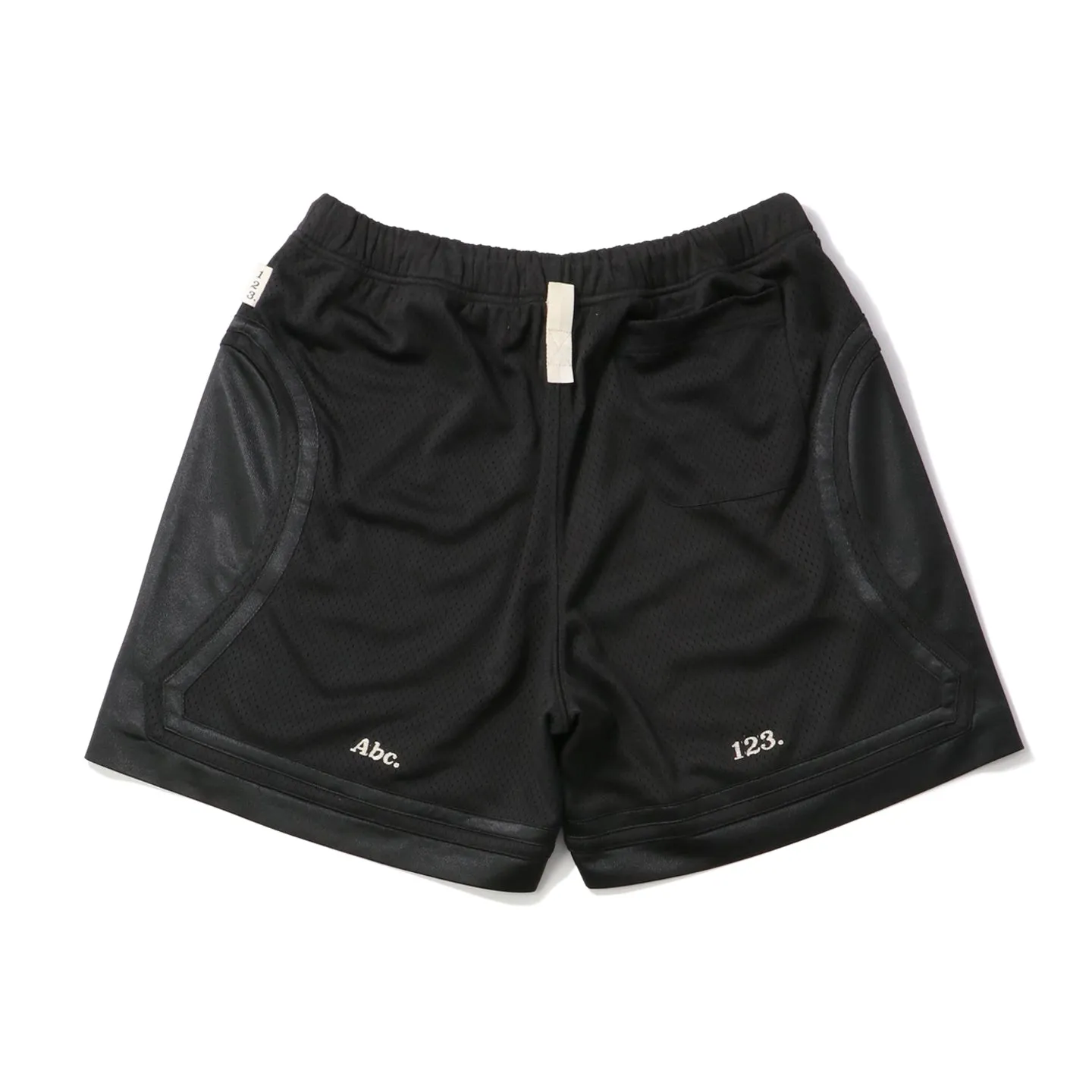 Abc 123 Mesh Satin Basketball Shorts