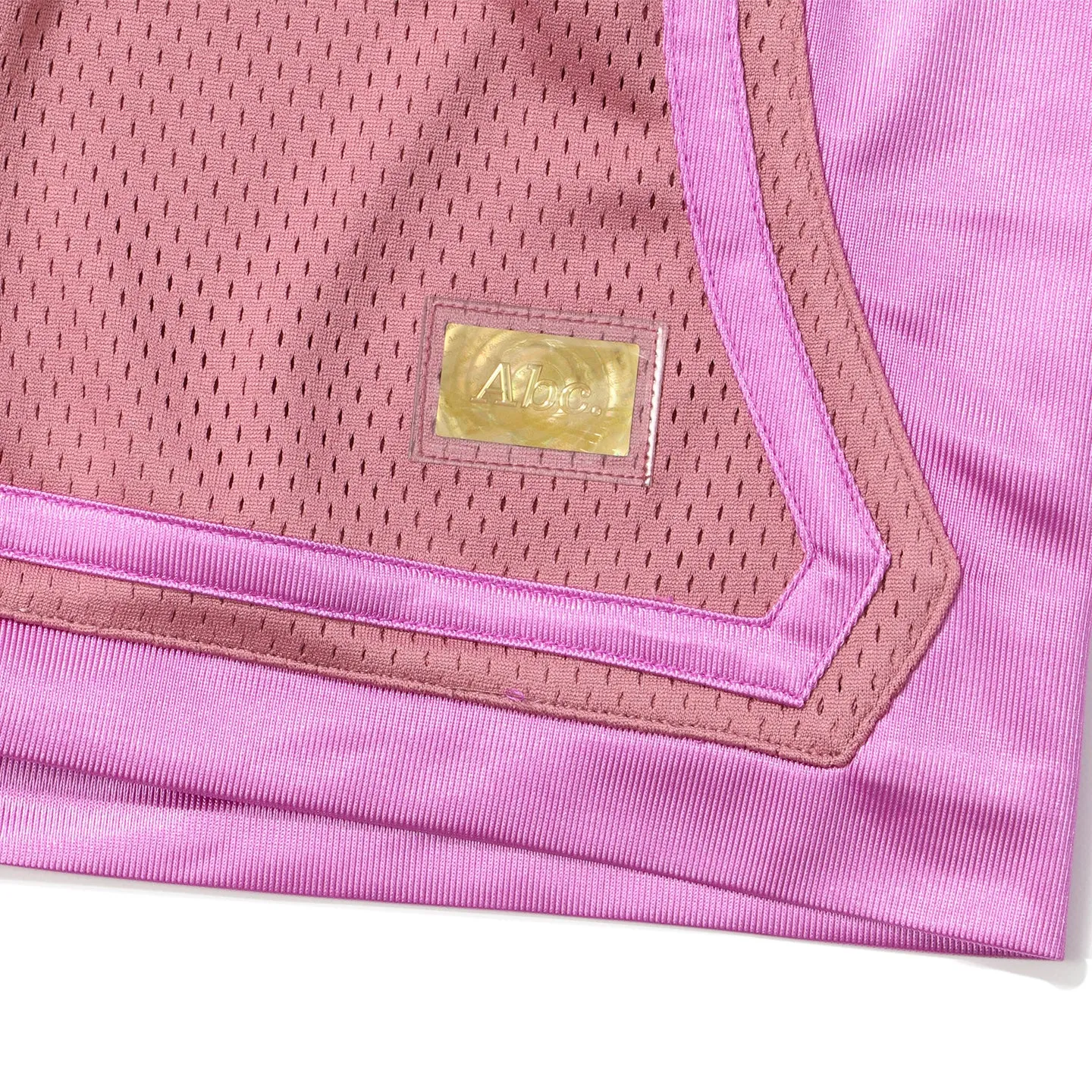 Abc 123 Mesh Satin Basketball Shorts