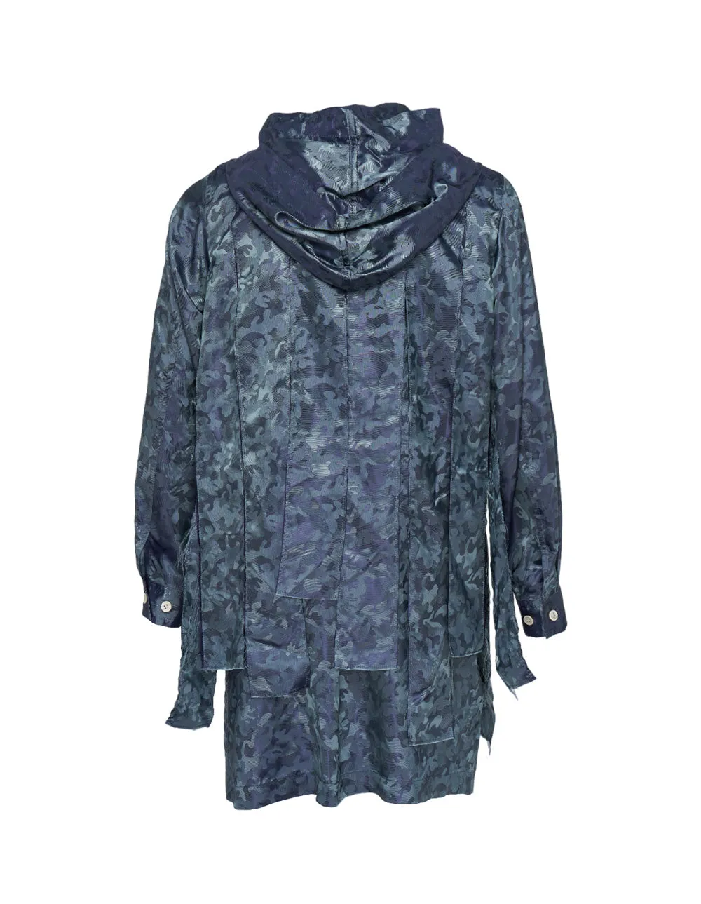 Acetate Rayon Jacquard Camo Jacket