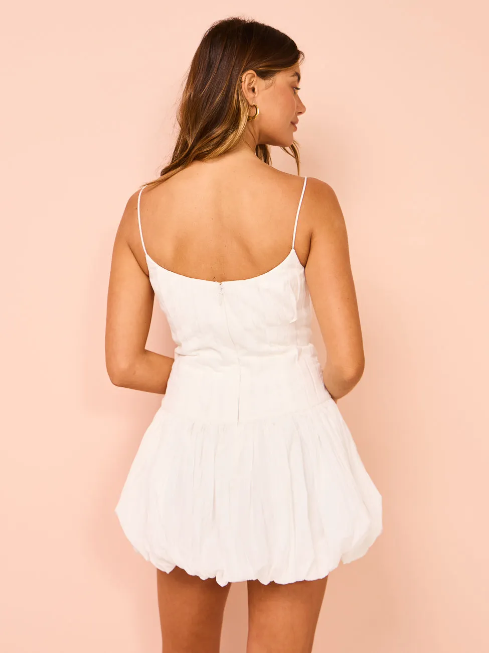 Acler Folkestone Mini Dress in Ivory