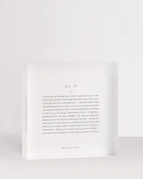 All In — Mini Mantra Block