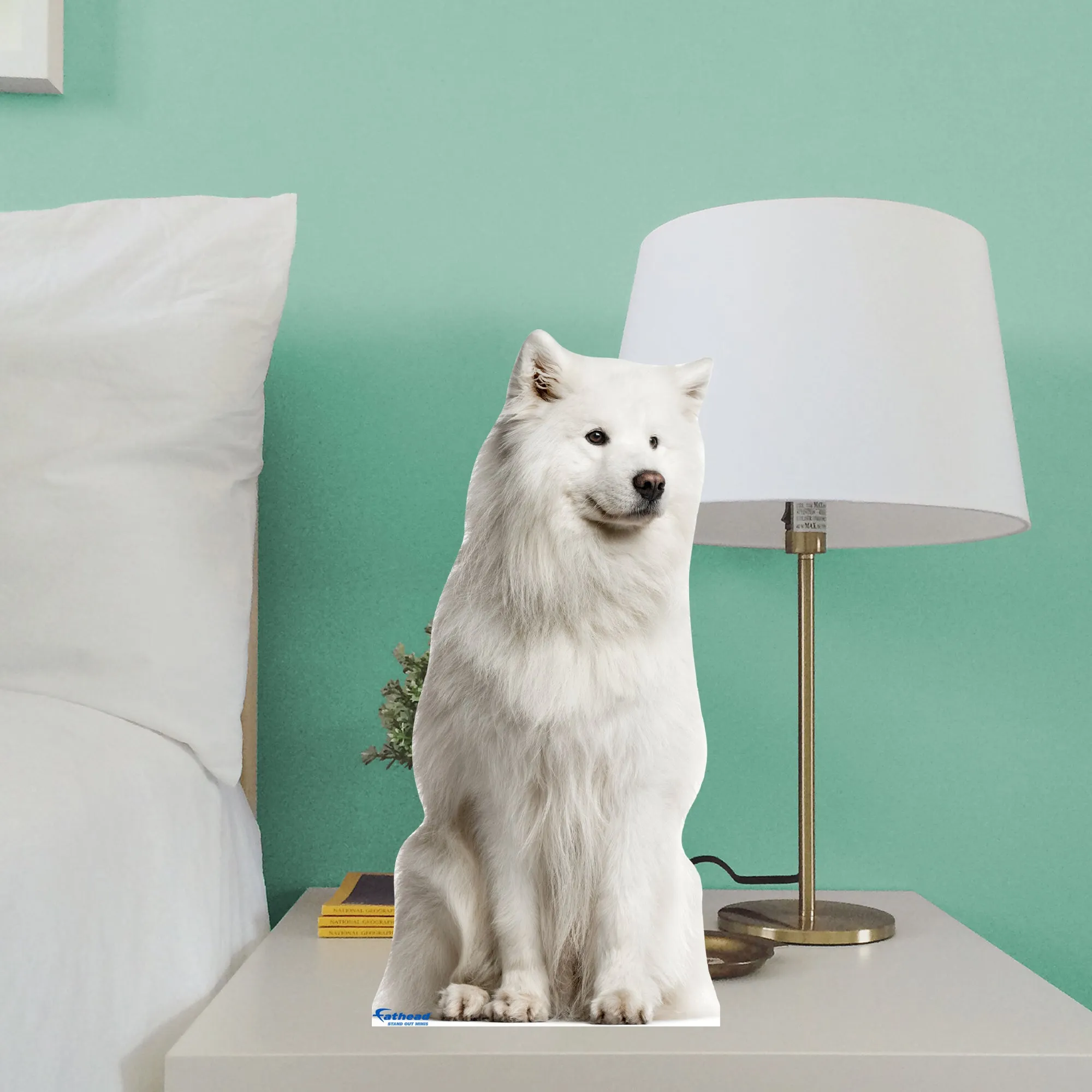 Animals: Samoyed Mini Cardstock Cutout - Stand Out