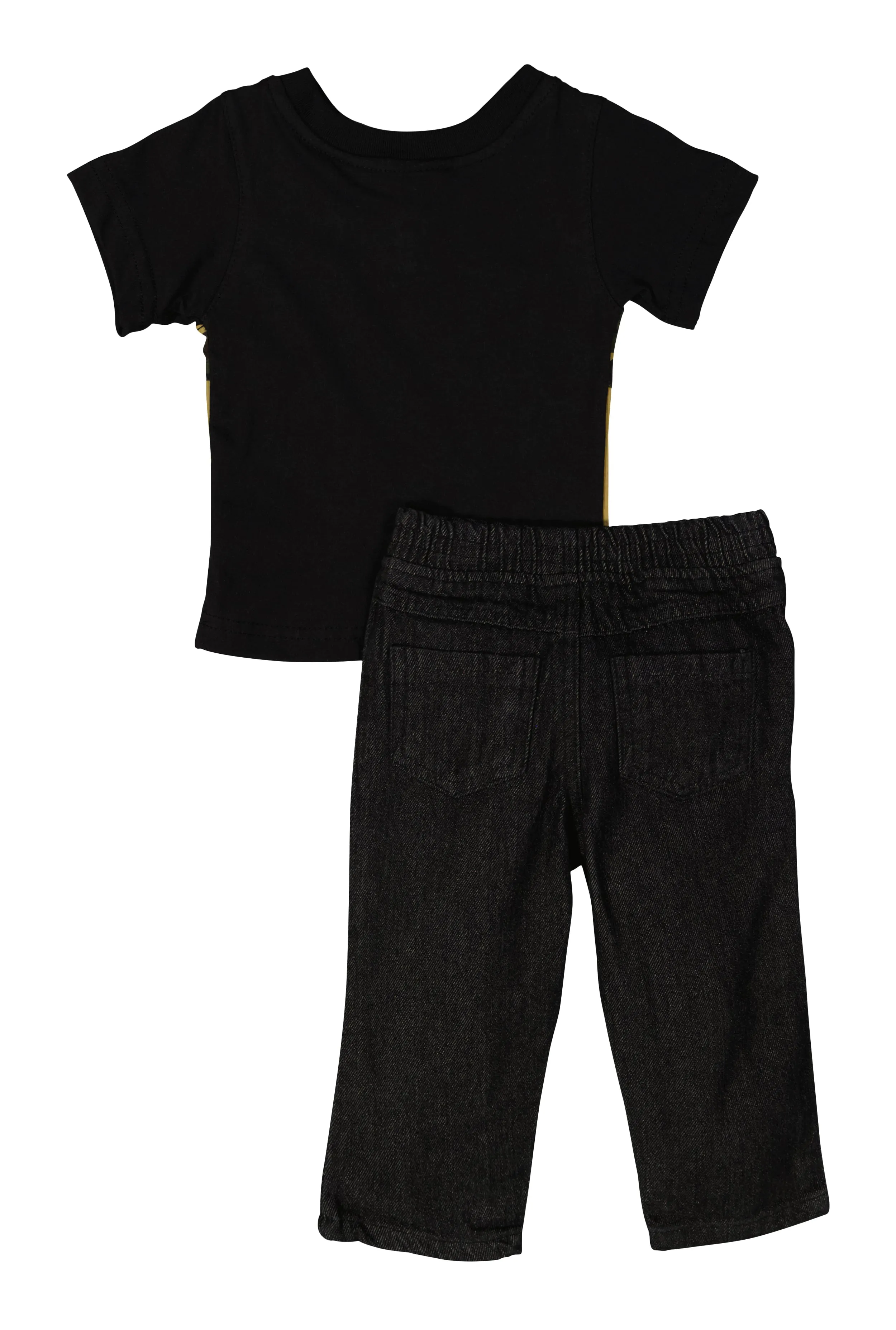 Baby Boys 12-24M Dino Camo Henley Top and Jeans