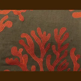 Balboa - Linen Jacquard Embroidery Reef Pattern Fabric