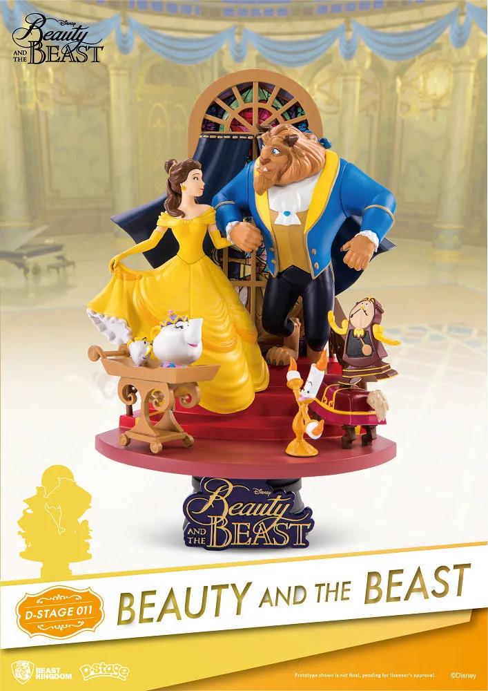 Beast Kingdom DS-011 Disney Beauty and the Beast Diorama Stage D-Stage Figure Statue