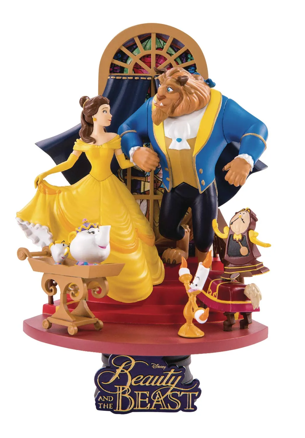 Beast Kingdom DS-011 Disney Beauty and the Beast Diorama Stage D-Stage Figure Statue