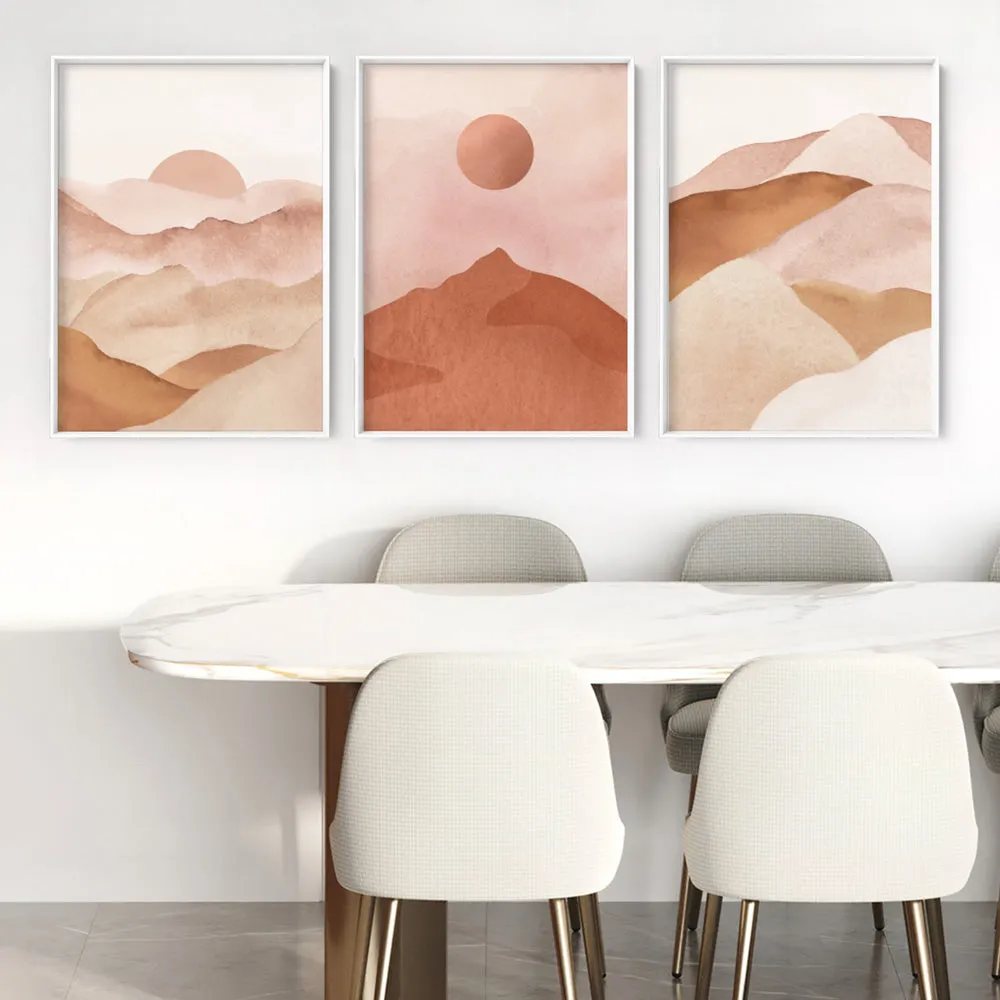Boho Landscape in Watercolour III - Art Print