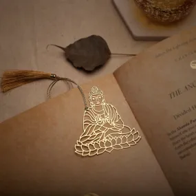 Brass Bookmark Buddha