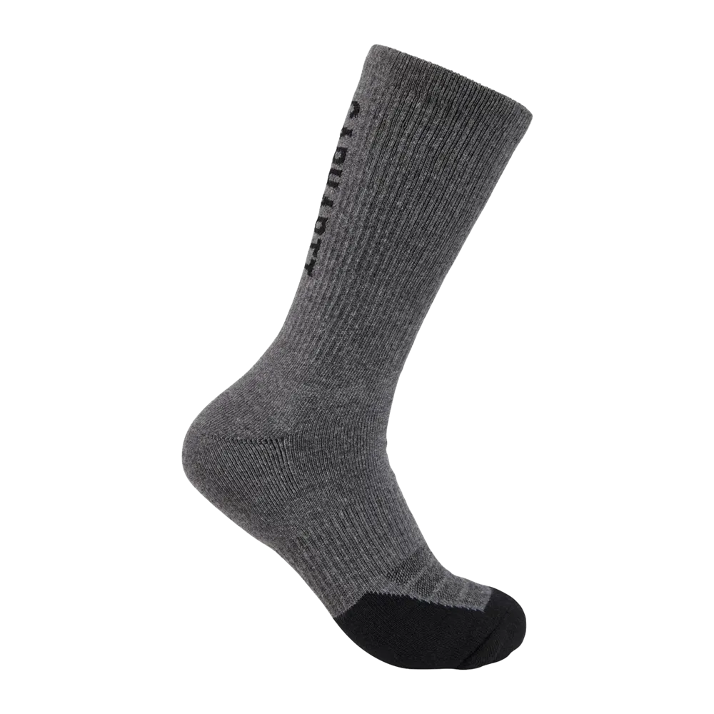 Carhartt SC9913 Force Midweight Logo Crew Sock 3 pk