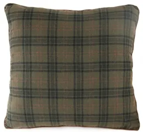 Cedar Plaid Euro Sham