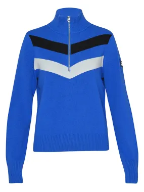 Chevron Half Zip Sweater