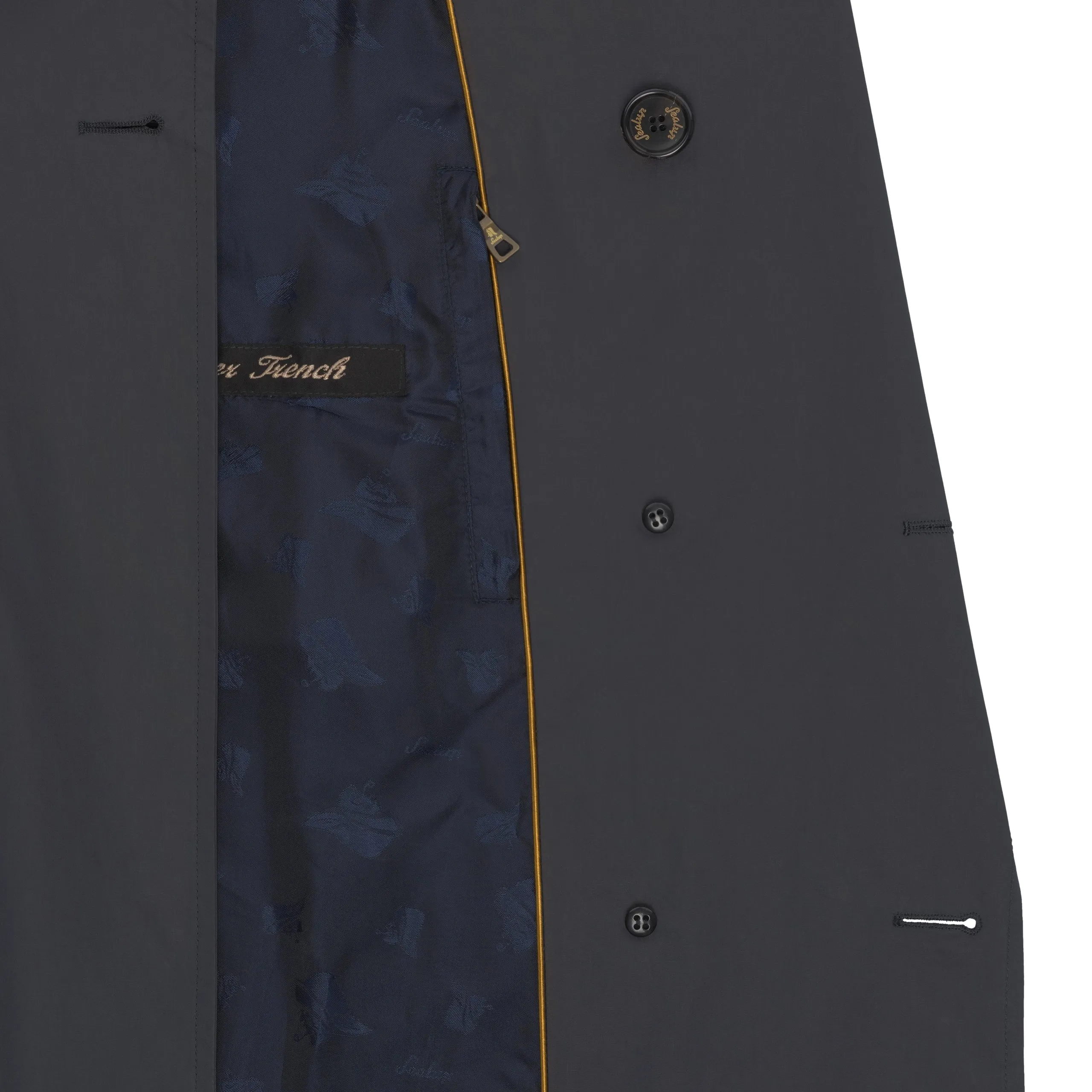Classic Trench Coat in Space Blue