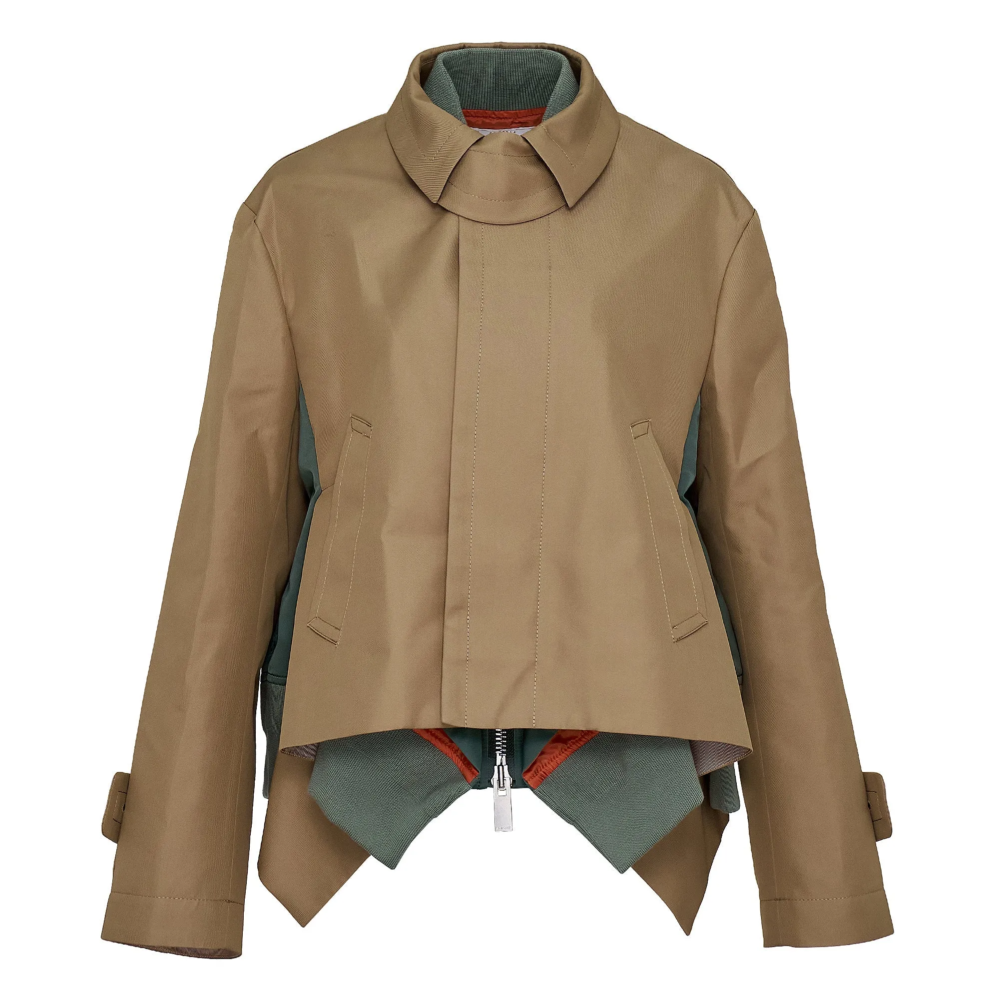 Cotton Gabardine X Nylon Twill Blouson