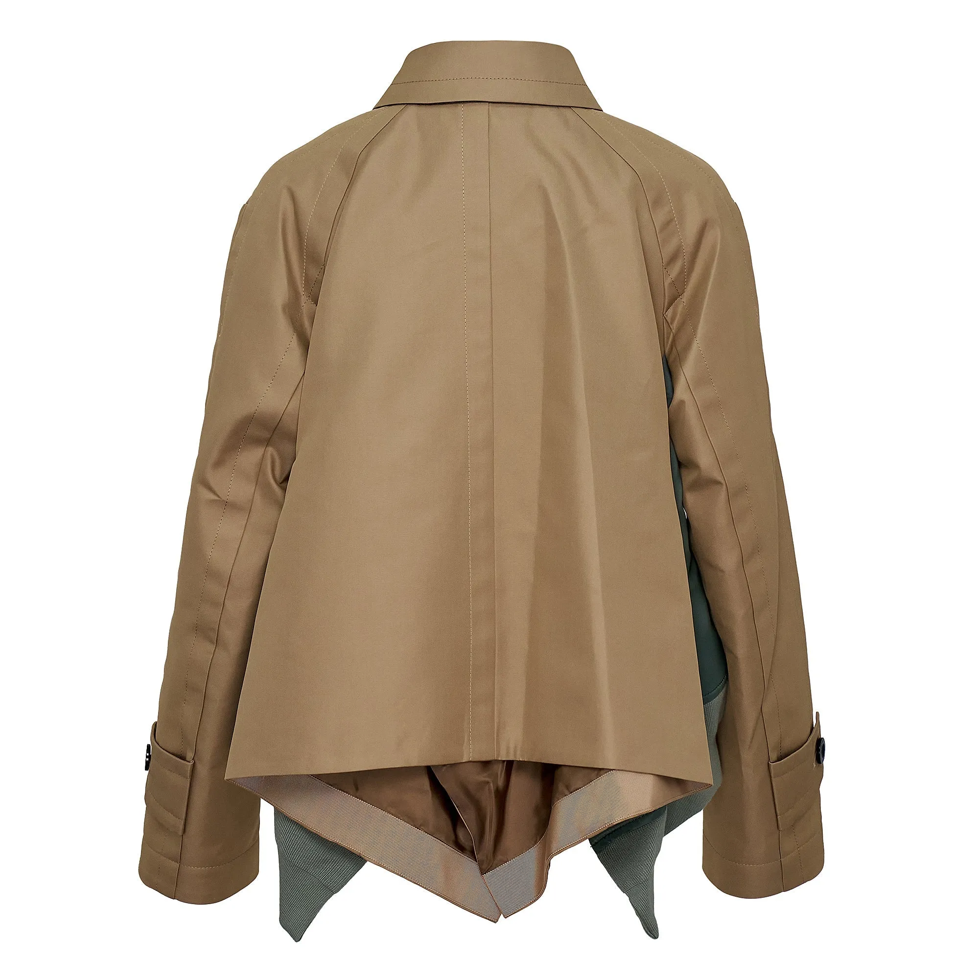 Cotton Gabardine X Nylon Twill Blouson