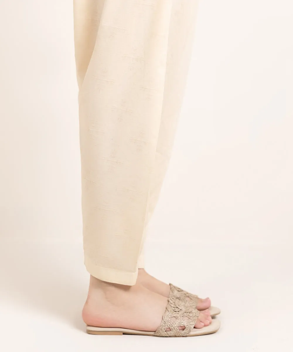 Cotton Jacquard Shalwar