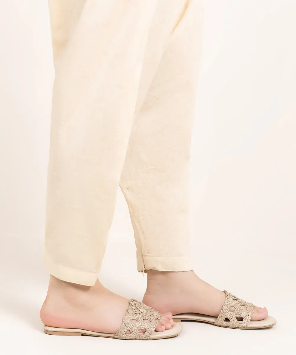 Cotton Jacquard Shalwar