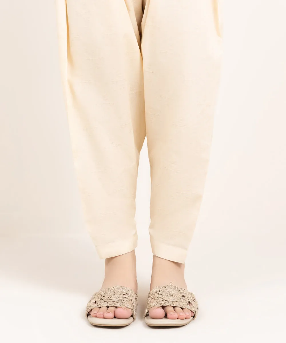 Cotton Jacquard Shalwar