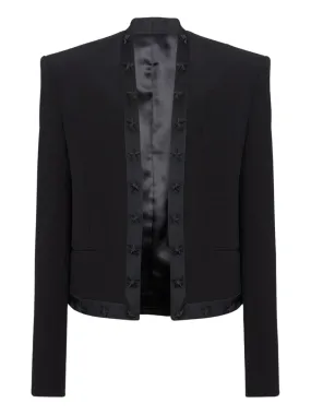 Crepe Spencer Jacket With Star
