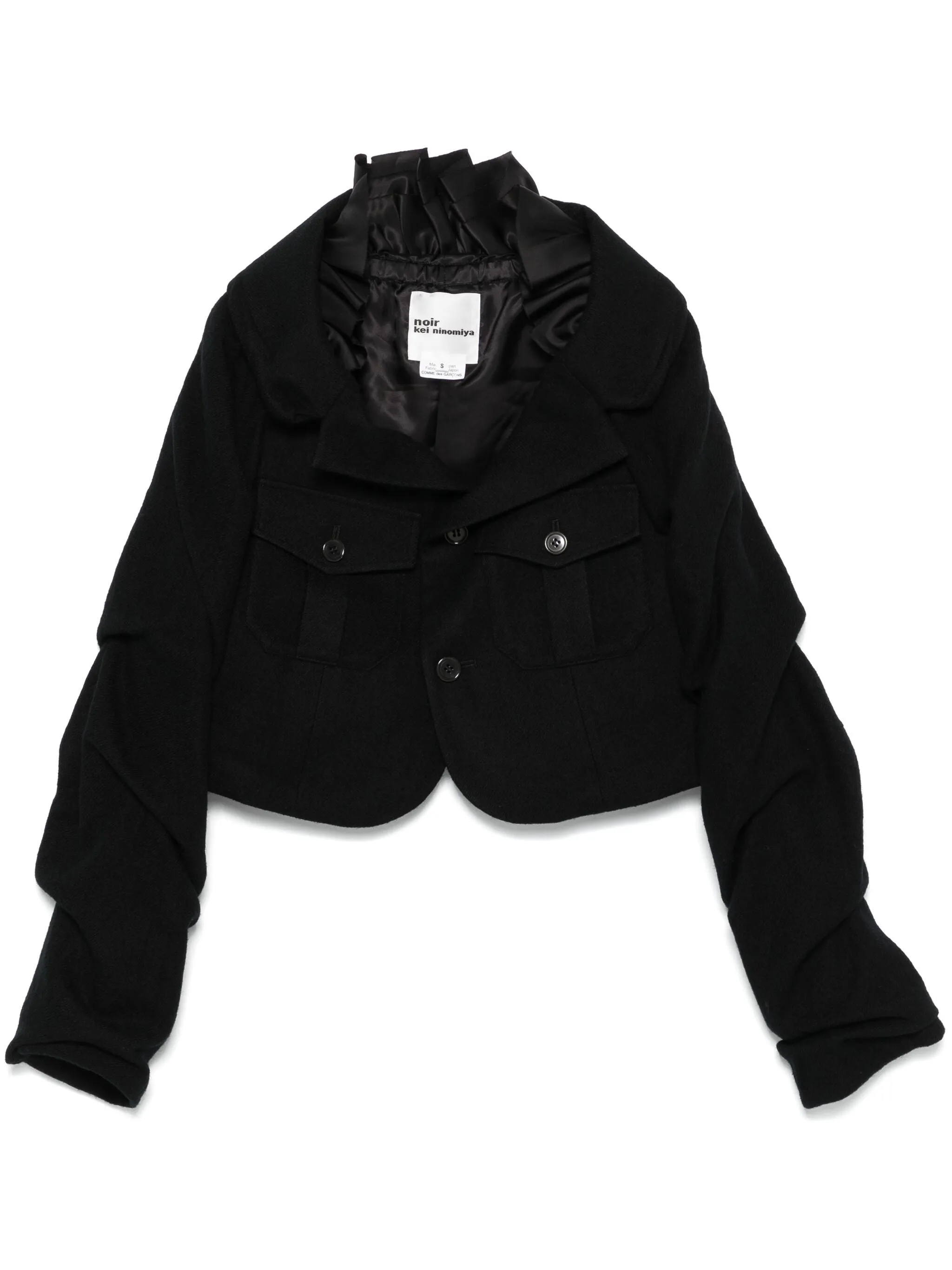 Crop Ruffles Jacket