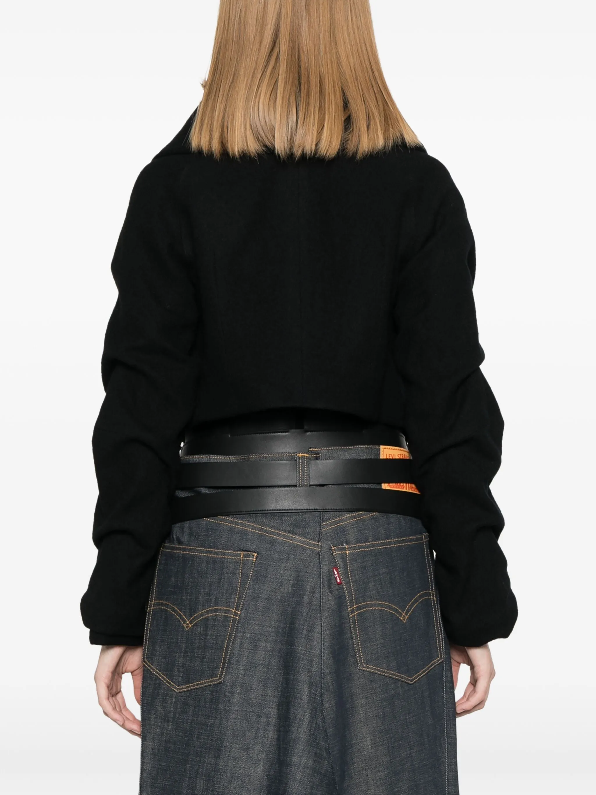 Crop Ruffles Jacket
