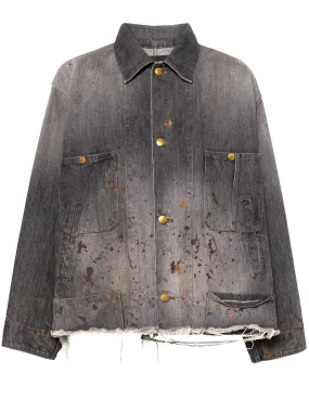 Cut Off Denim Coverall