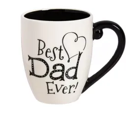 Cypress Home Black Ink Best Dad Ever Mug
