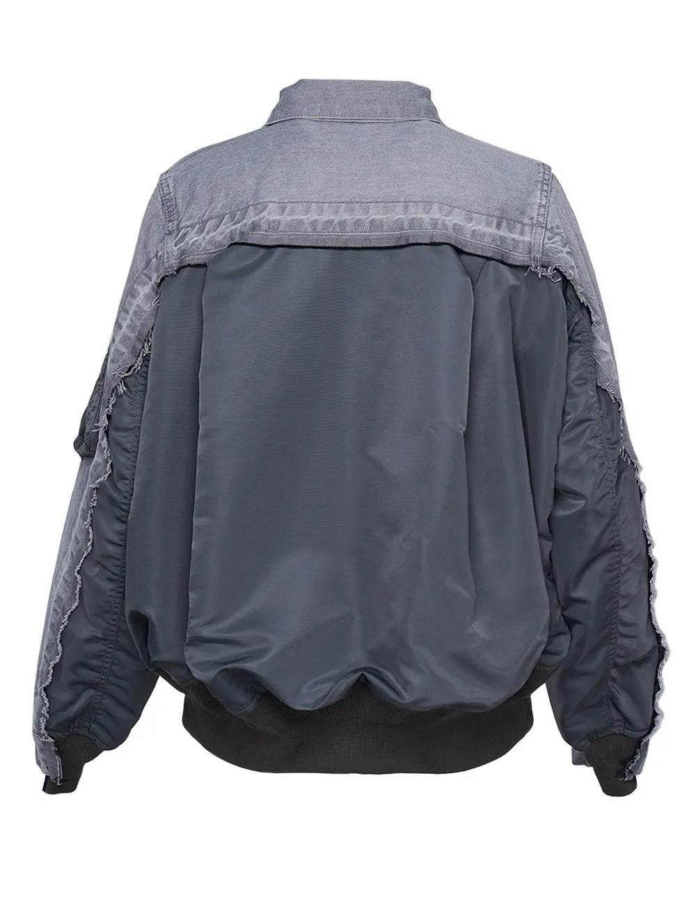 Denim X Nylon Twill Jacket