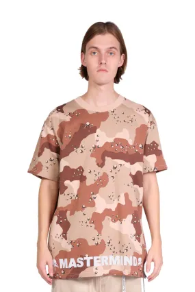 Desert Camo Logo Print T-shirt