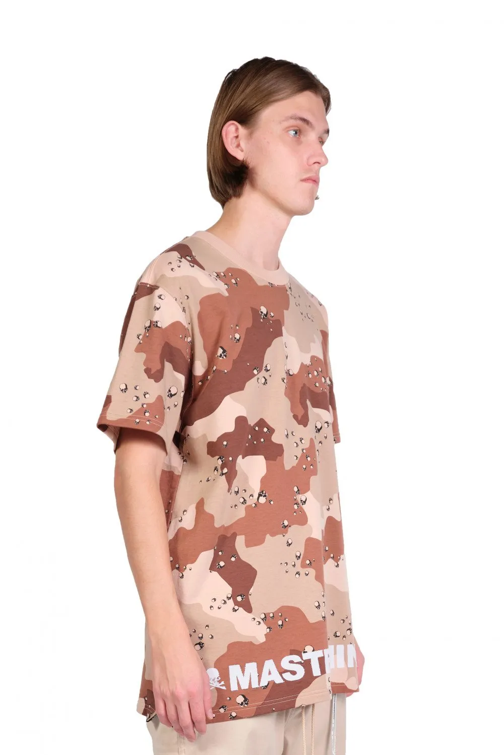 Desert Camo Logo Print T-shirt