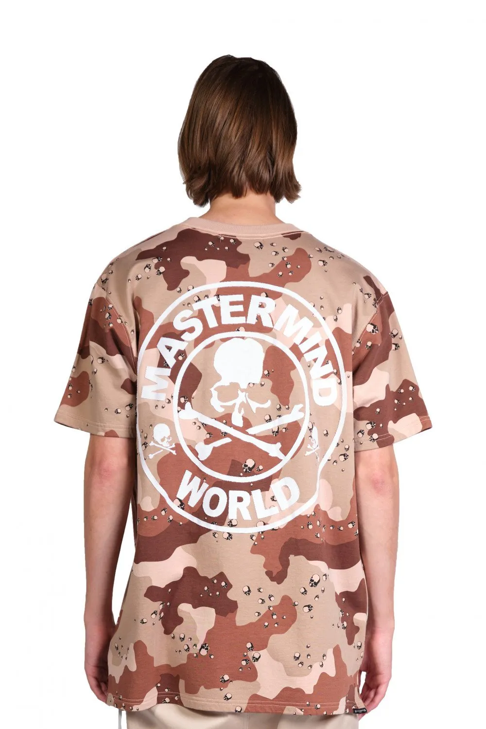 Desert Camo Logo Print T-shirt