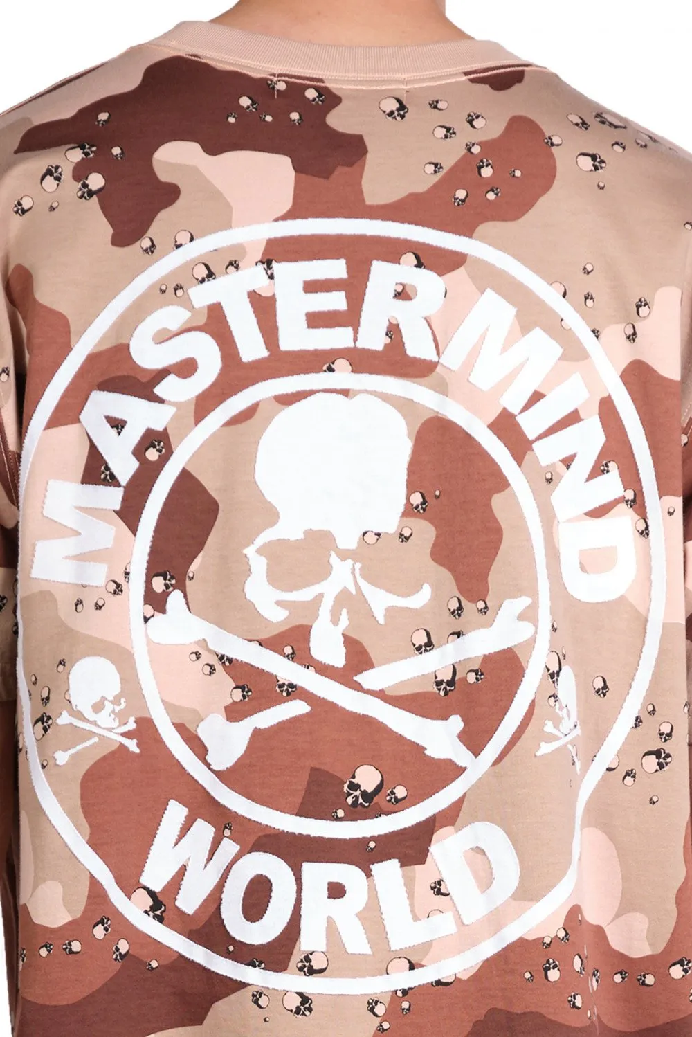 Desert Camo Logo Print T-shirt