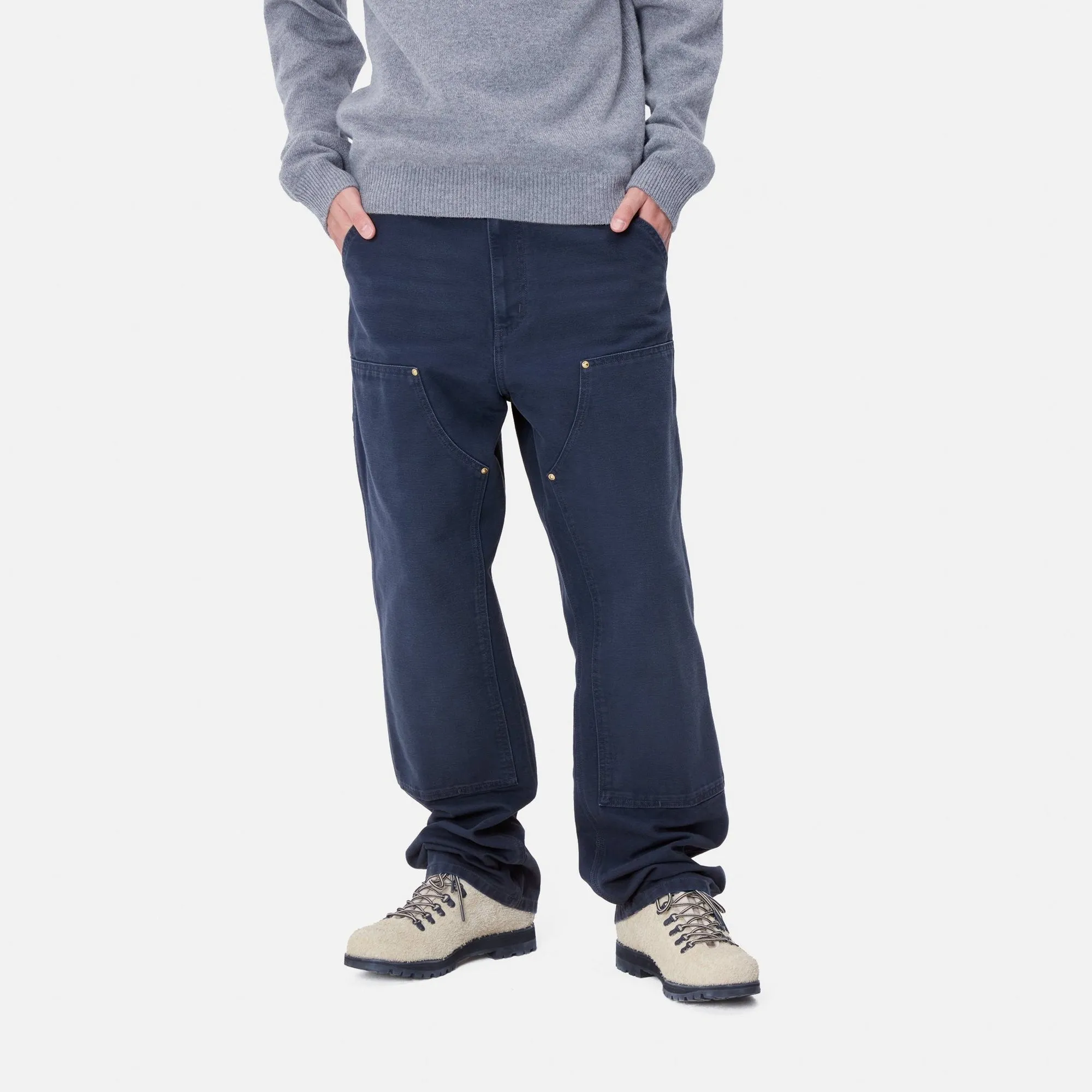 Double Knee Pant | Air Force Blue (aged canvas)
