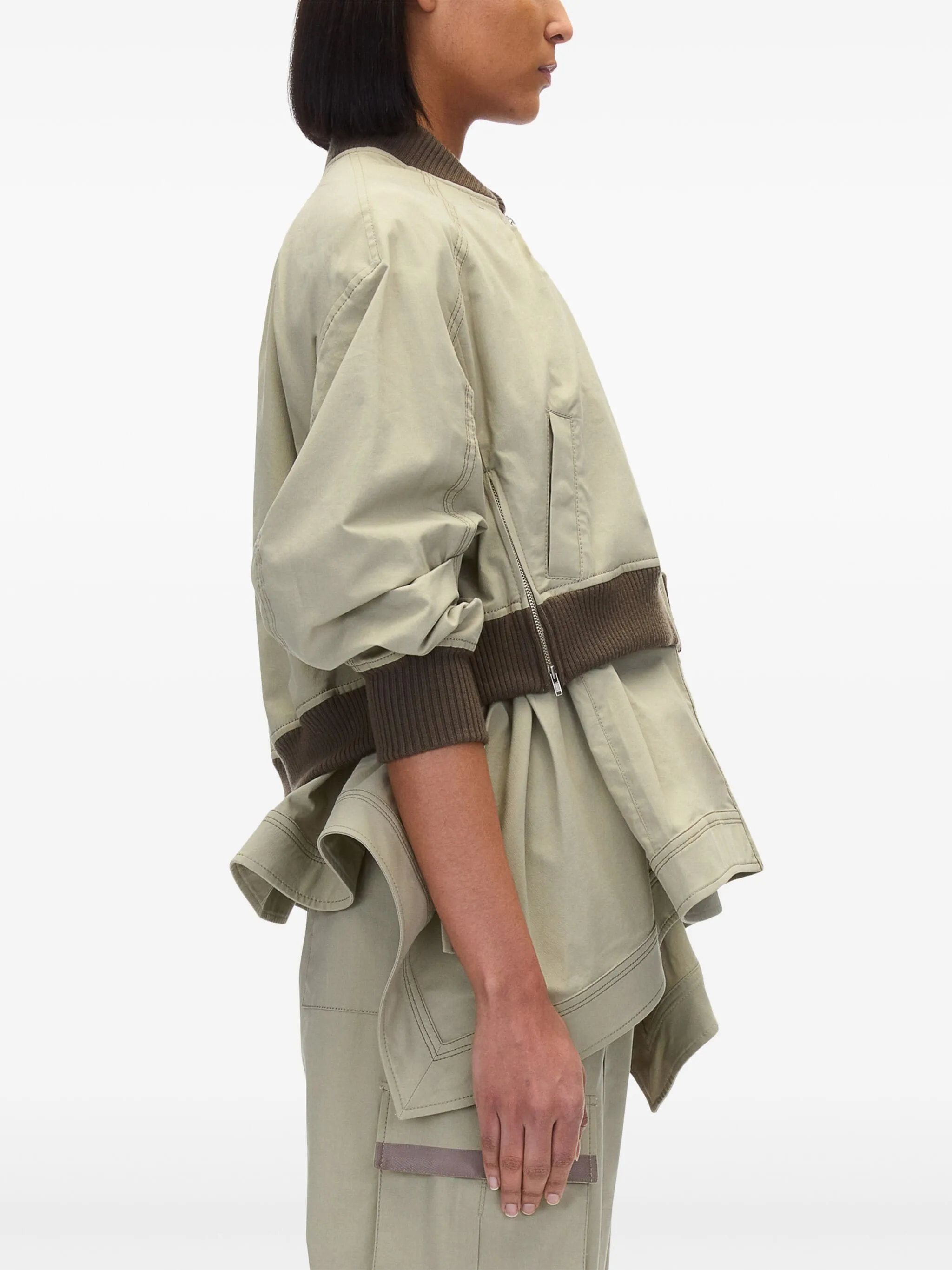 Double Layered Bomber Jacket
