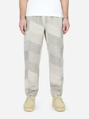 Drawstring Pant ~ Ash Zig-Zag Jacquard