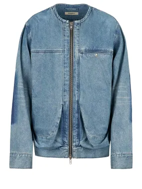 Dreaped Pocket Denim Jacket