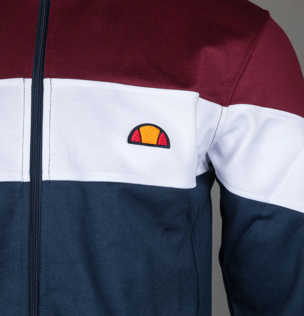 Ellesse Caprini Track Top Burgundy/Navy
