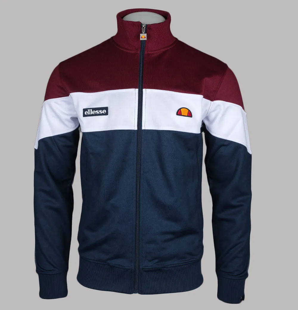 Ellesse Caprini Track Top Burgundy/Navy