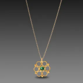 Emerald Mandala Necklace