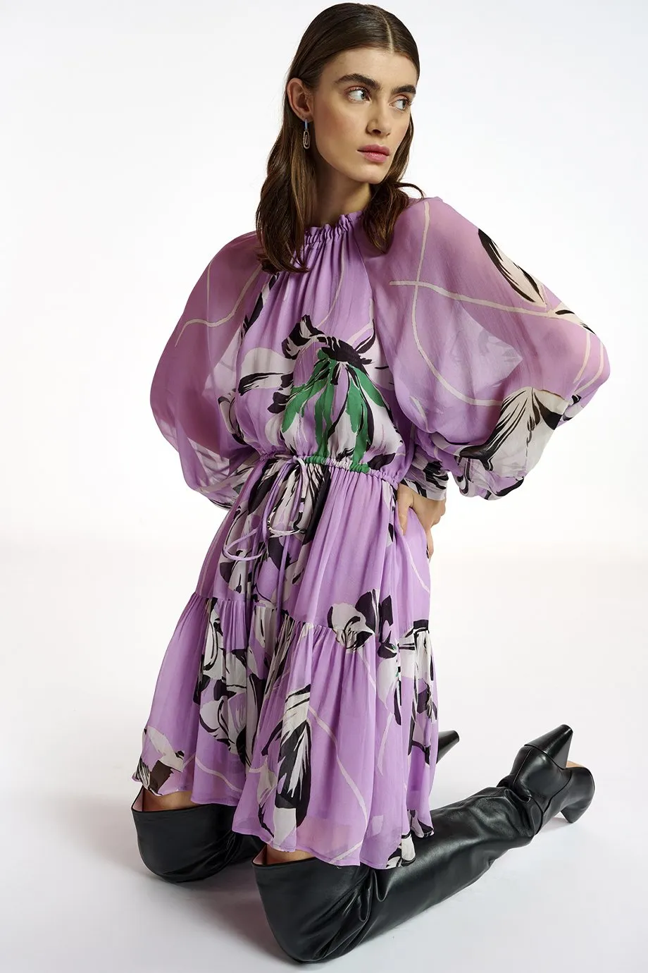 Essentiel Antwerp Aubrey Dress - Lilac