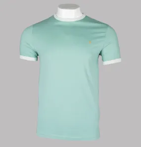 Farah Groves Ringer T-Shirt Jade Green