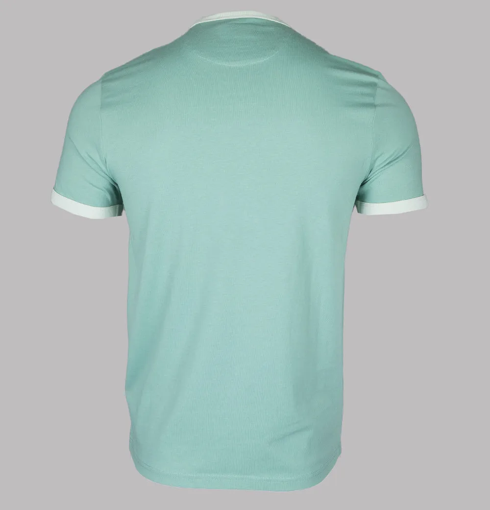Farah Groves Ringer T-Shirt Jade Green