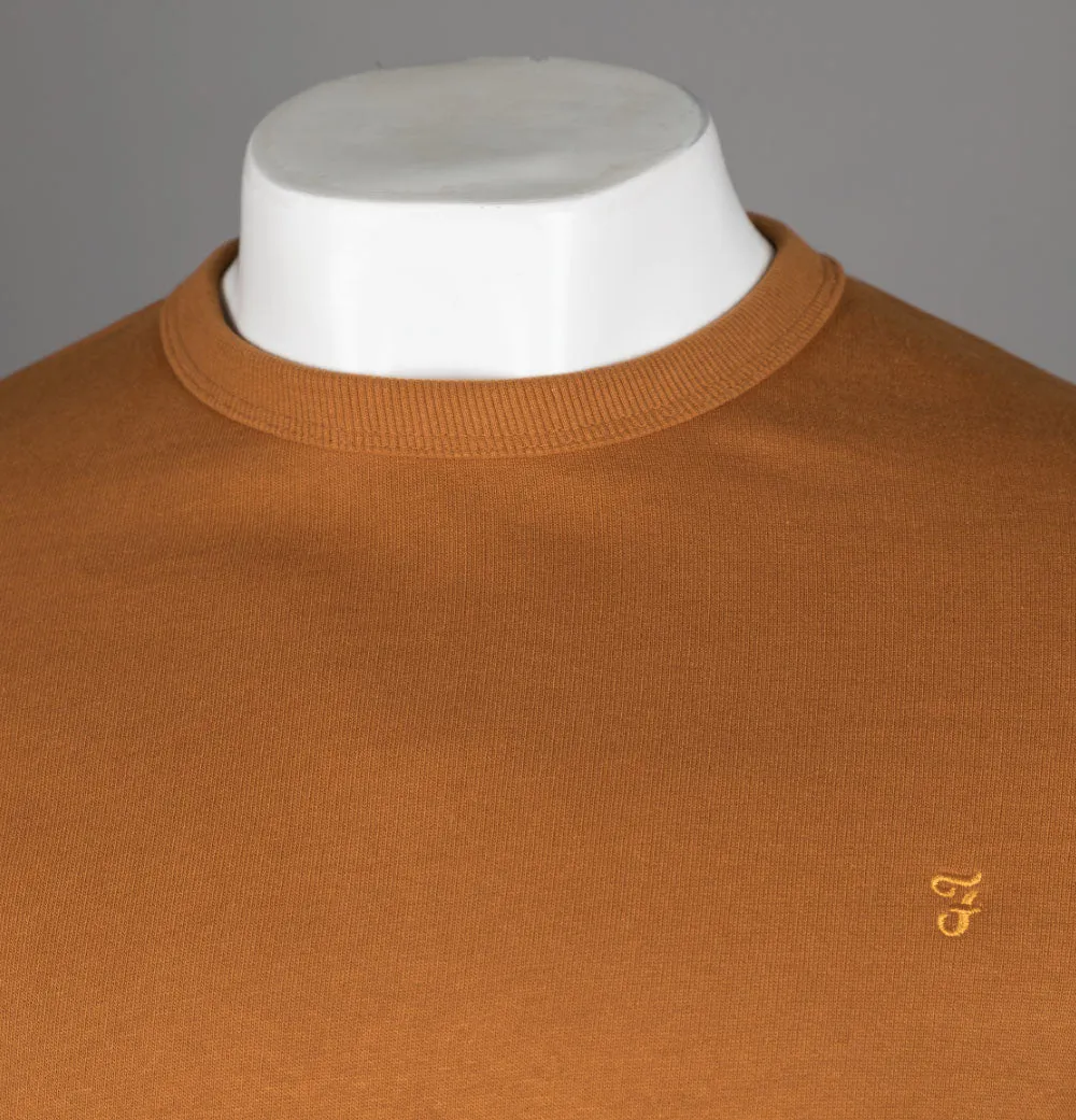 Farah Tim Sweatshirt Ochre