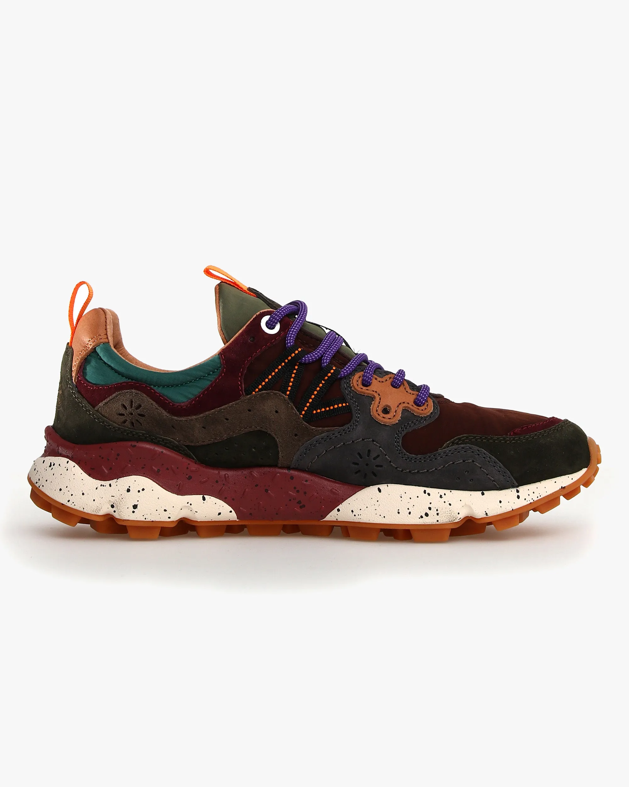 Flower Mountain Yamano 3 Suede & Nylon - Piombo / Anthracite / Light Brown