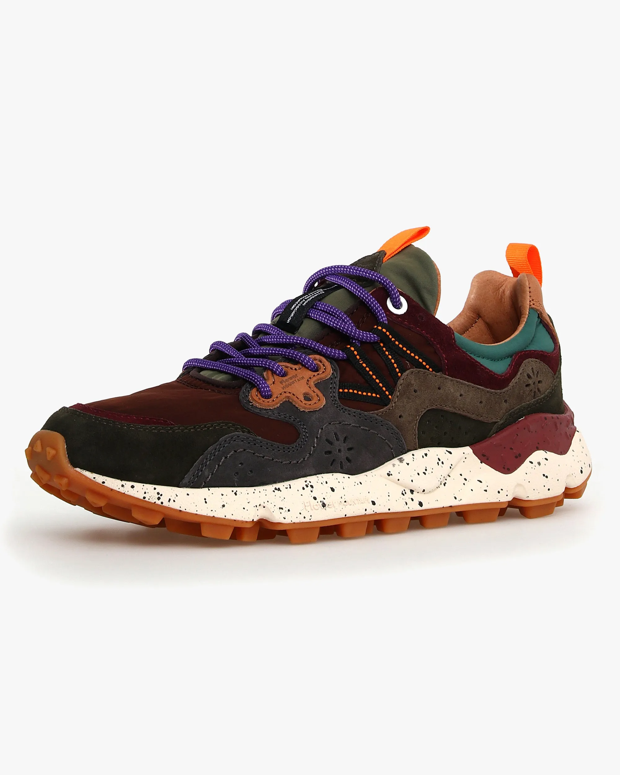 Flower Mountain Yamano 3 Suede & Nylon - Piombo / Anthracite / Light Brown