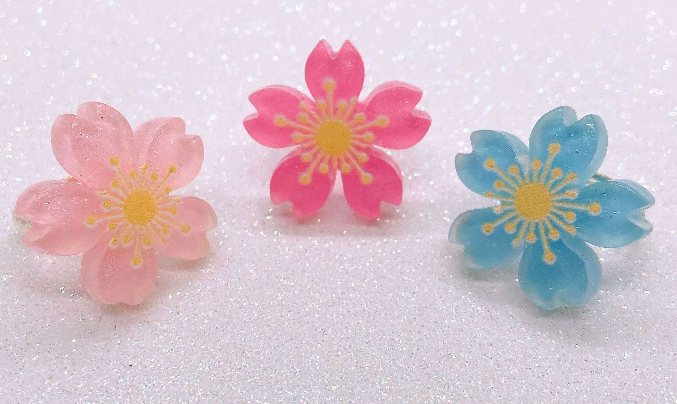 Instant Shipping! Cherry Blossom Ring (3 Colors)