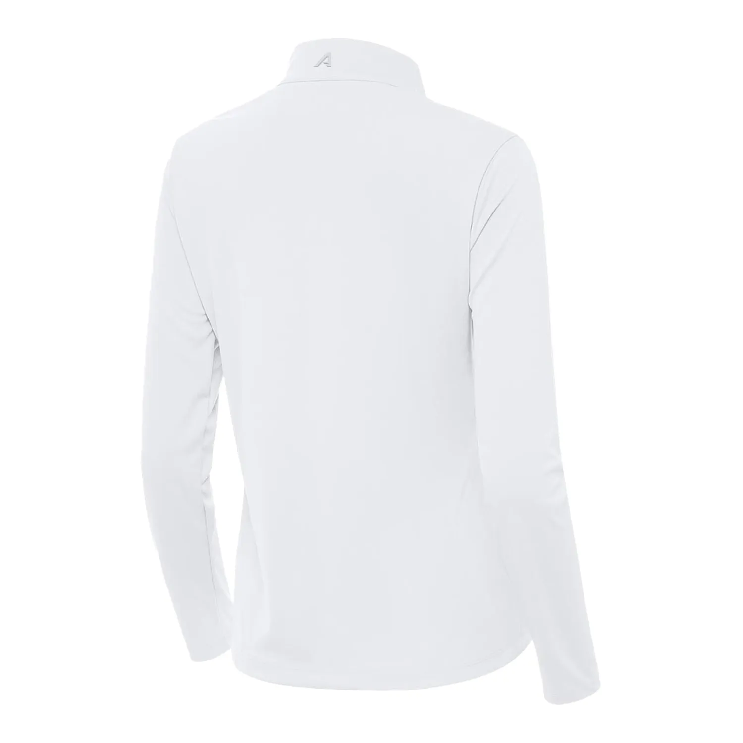Ladies Ohio State Buckeyes 1/2 Zip Tribute White Jacket