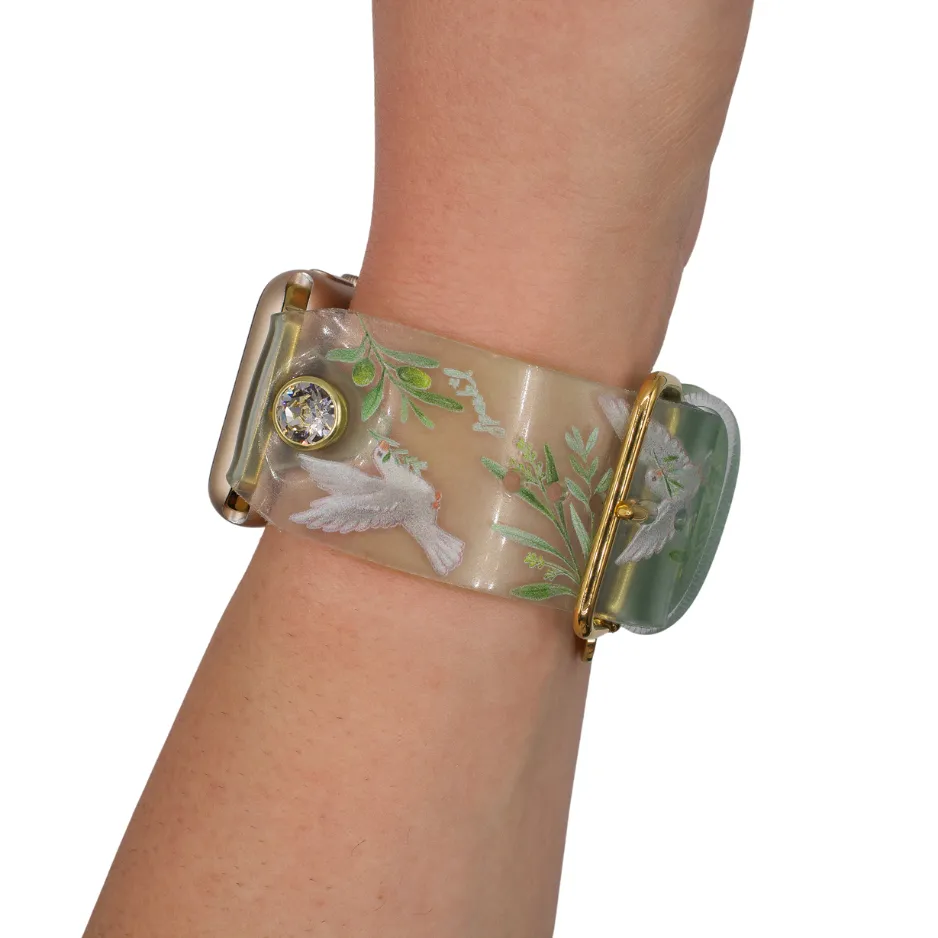 Limited Edition - "Olive Branch" Jelly Sivella Watchband